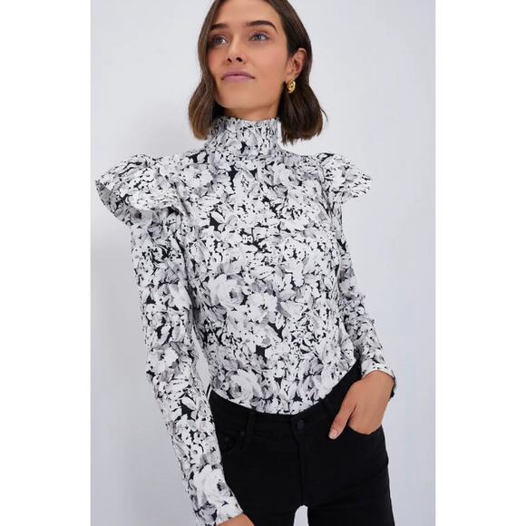 TUCKERNUCK Gray Gardens Bowden Floral Top NWT Size Medium - Picture 1 of 8
